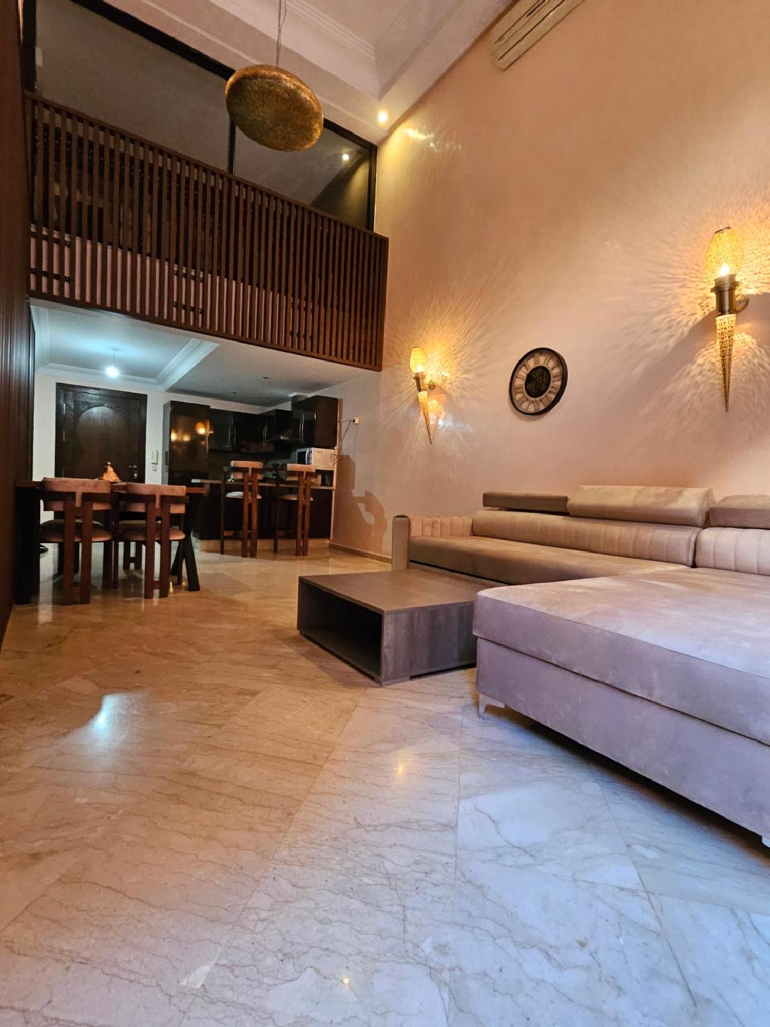 Charmant Duplex Au Coeur De Gueliz, Quartier Haut De Gamme De Marrakech Марракеш Экстерьер фото
